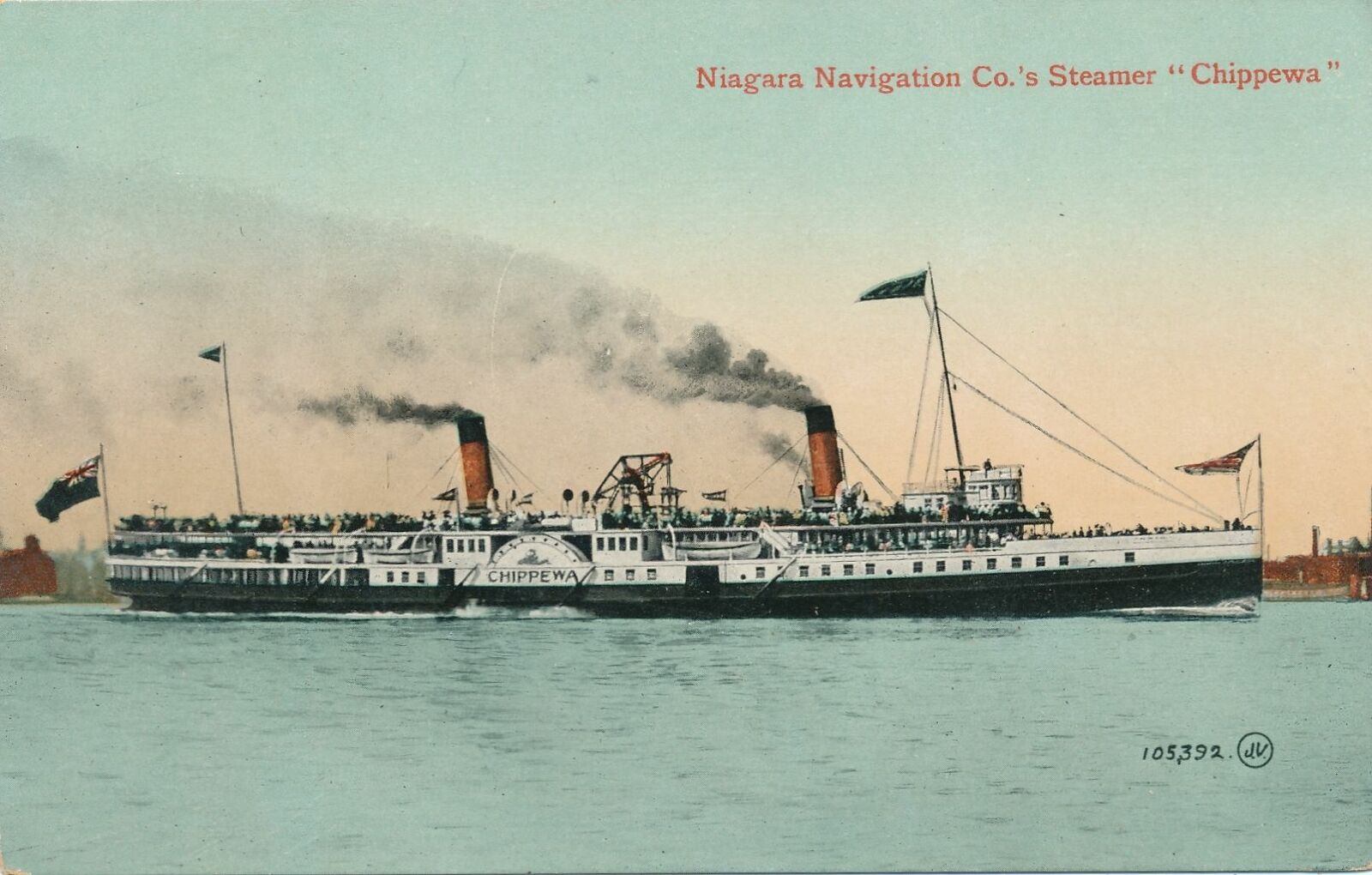 Steamer Chippewa Niagara Navigation Company Postcard