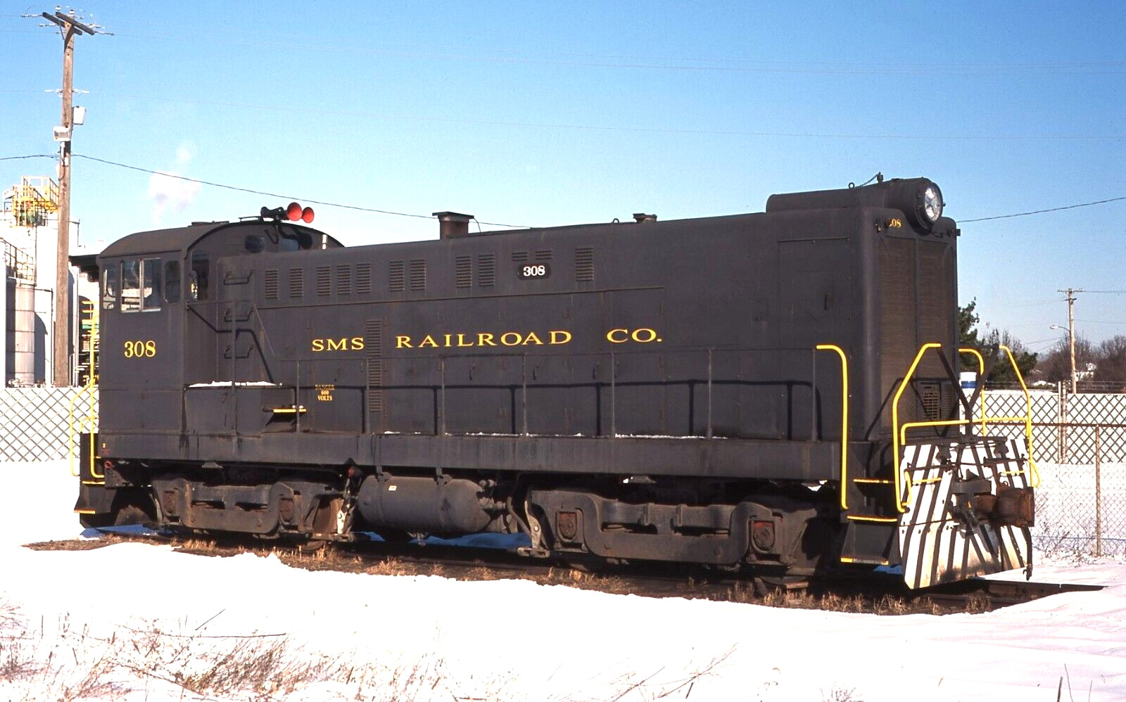 Original Slide: SMS Railroad Company Baldwin S-12 308