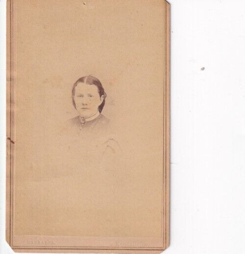 Vintage Beautiful Young Woman Cabinet Card Photograph 2.5x4