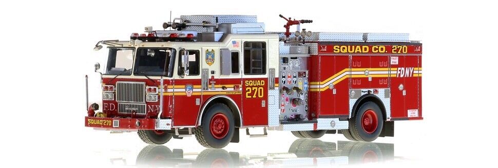 NEW Fire Replicas Fire Department City Of New York Squad Co. 270 - Queens
