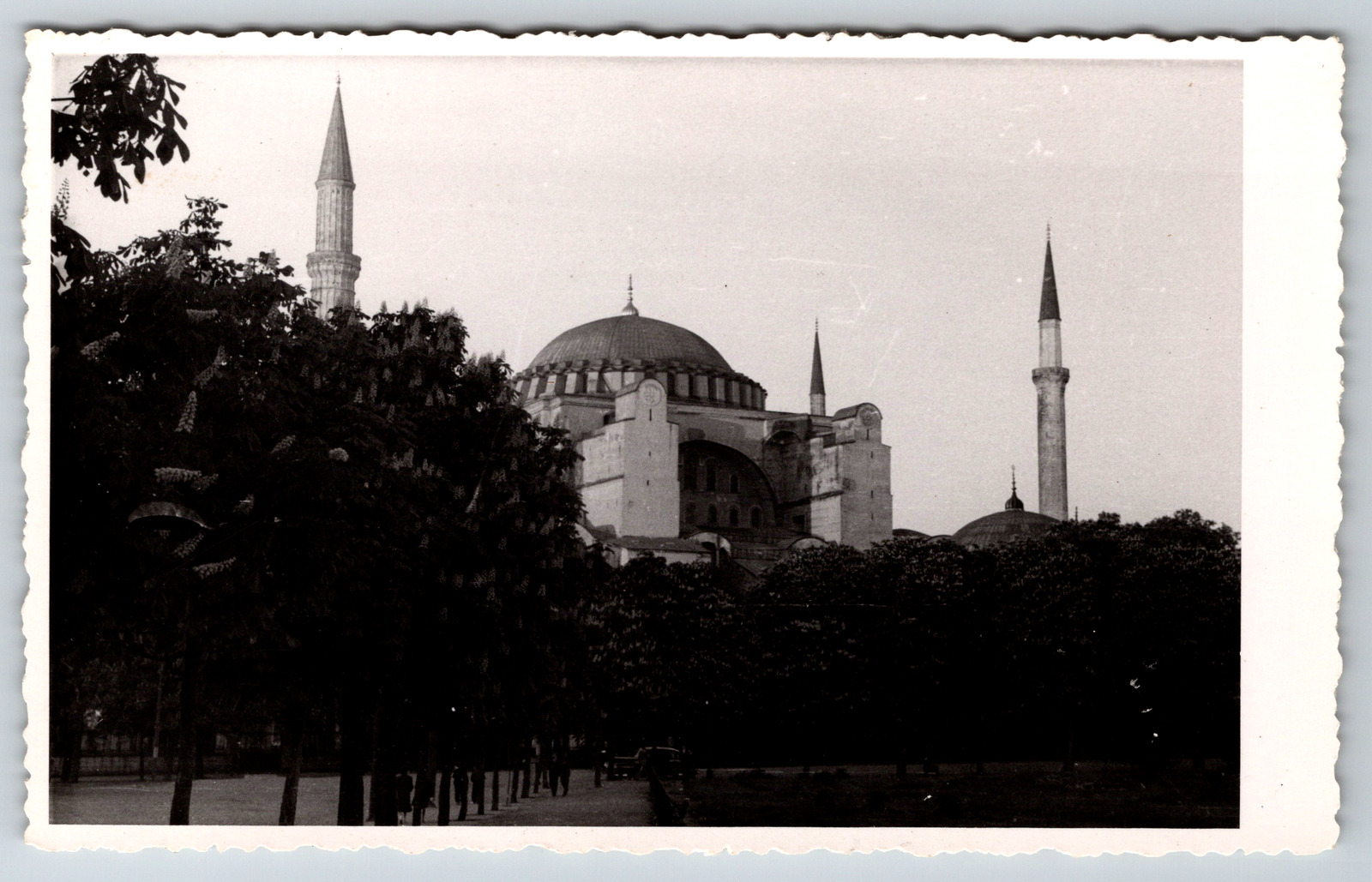 c1950s Hagia Sophia Mosque Istanbul Turkey Vintage Postcard