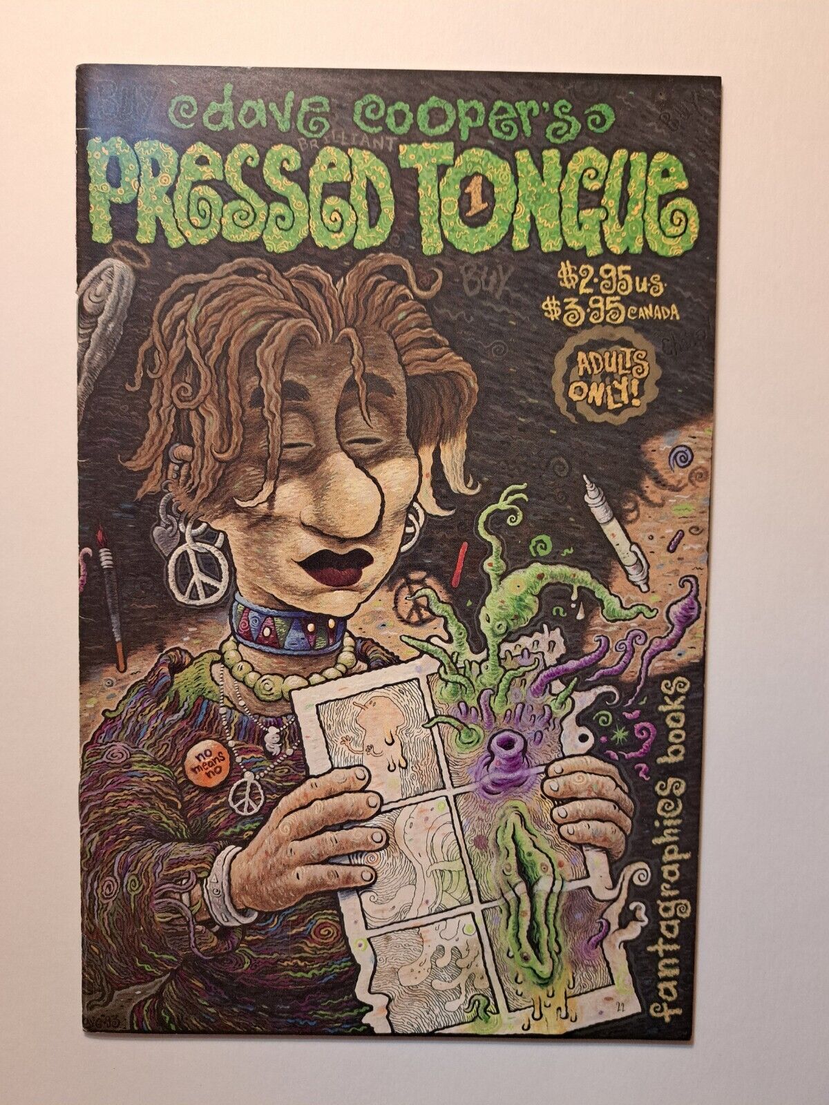 Dave Cooper's Pressed Tongue Comics 1  and 2