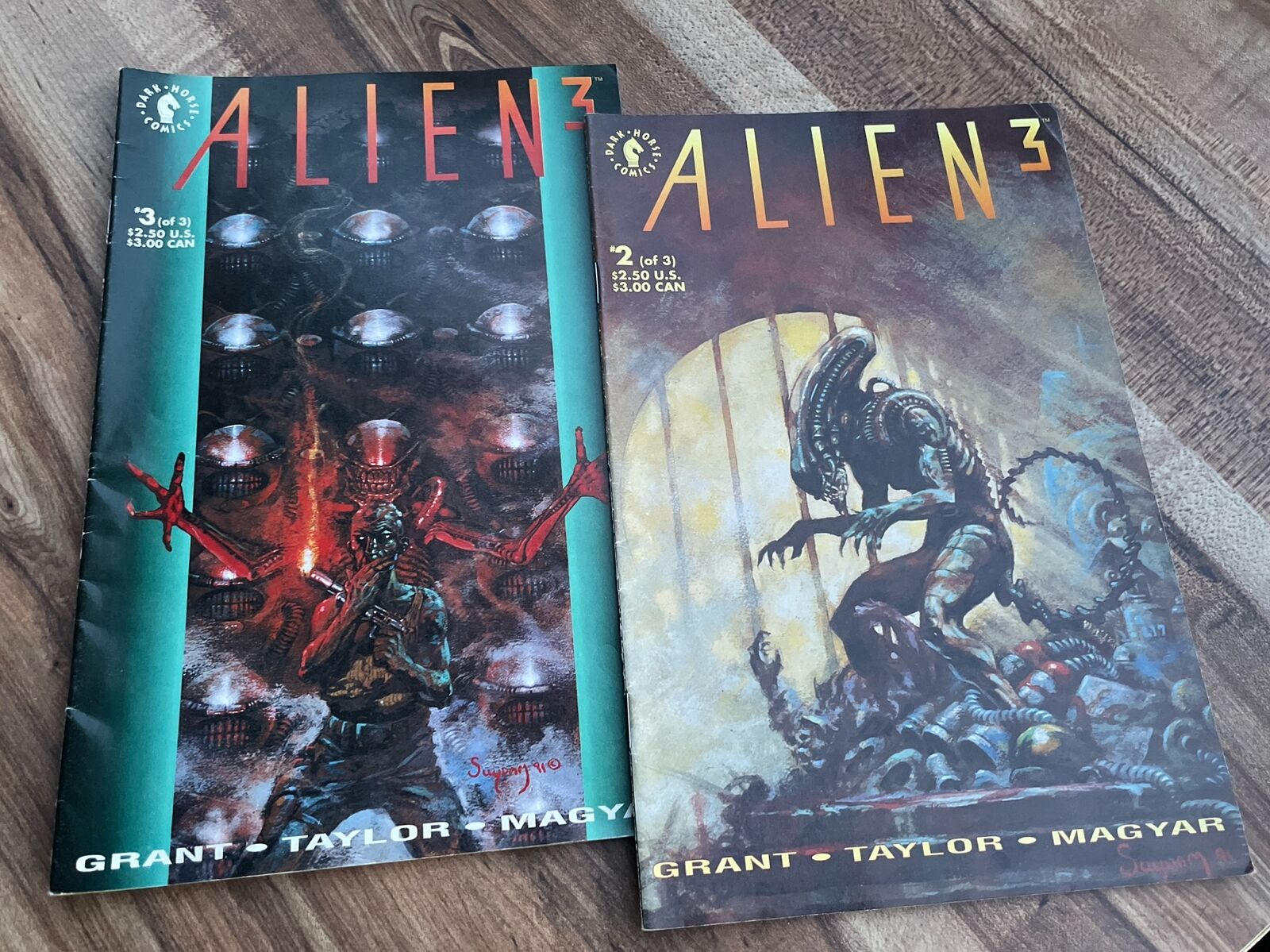 Alien 3 Dark Horse Comics No. 2 & 3 1992
