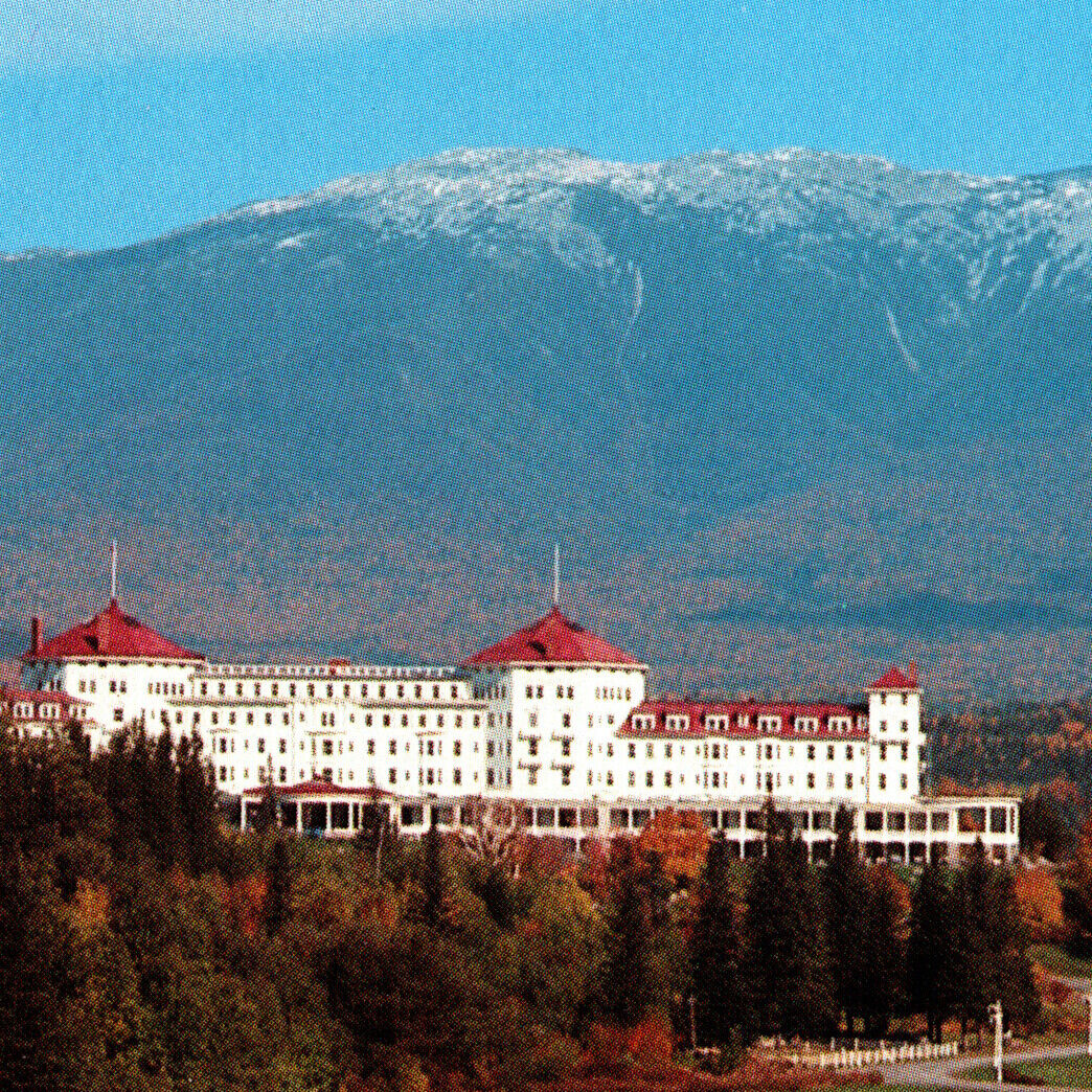 Vintage 1970s Mt Washington Hotel Carroll White Mountains Postcard New Hampshire