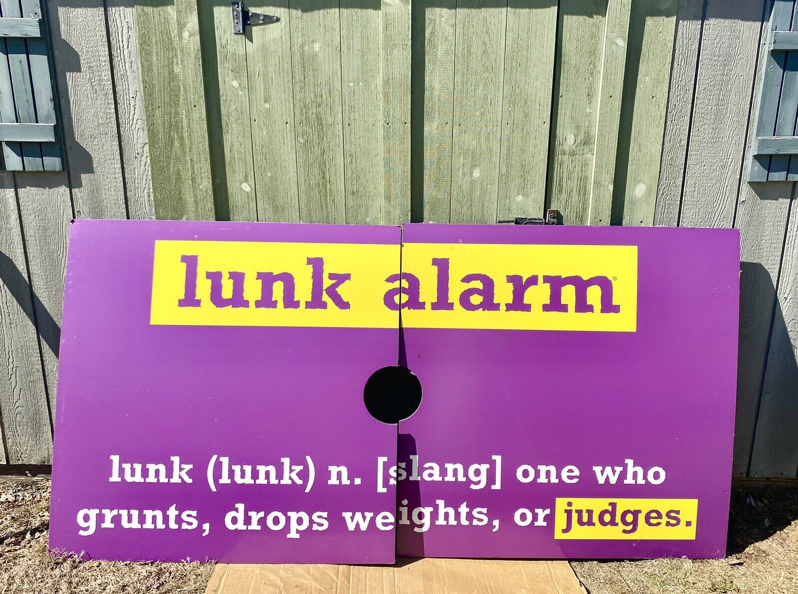 Planet Fitness Lunk Alarm Sign