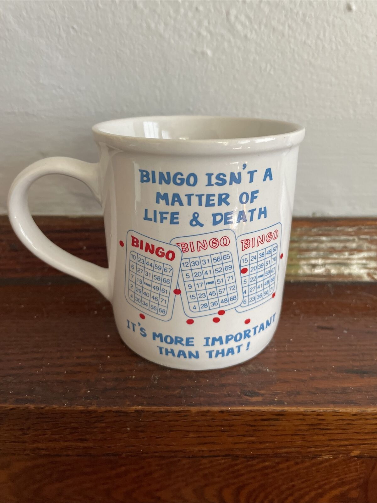 Bingo Mug Vintage