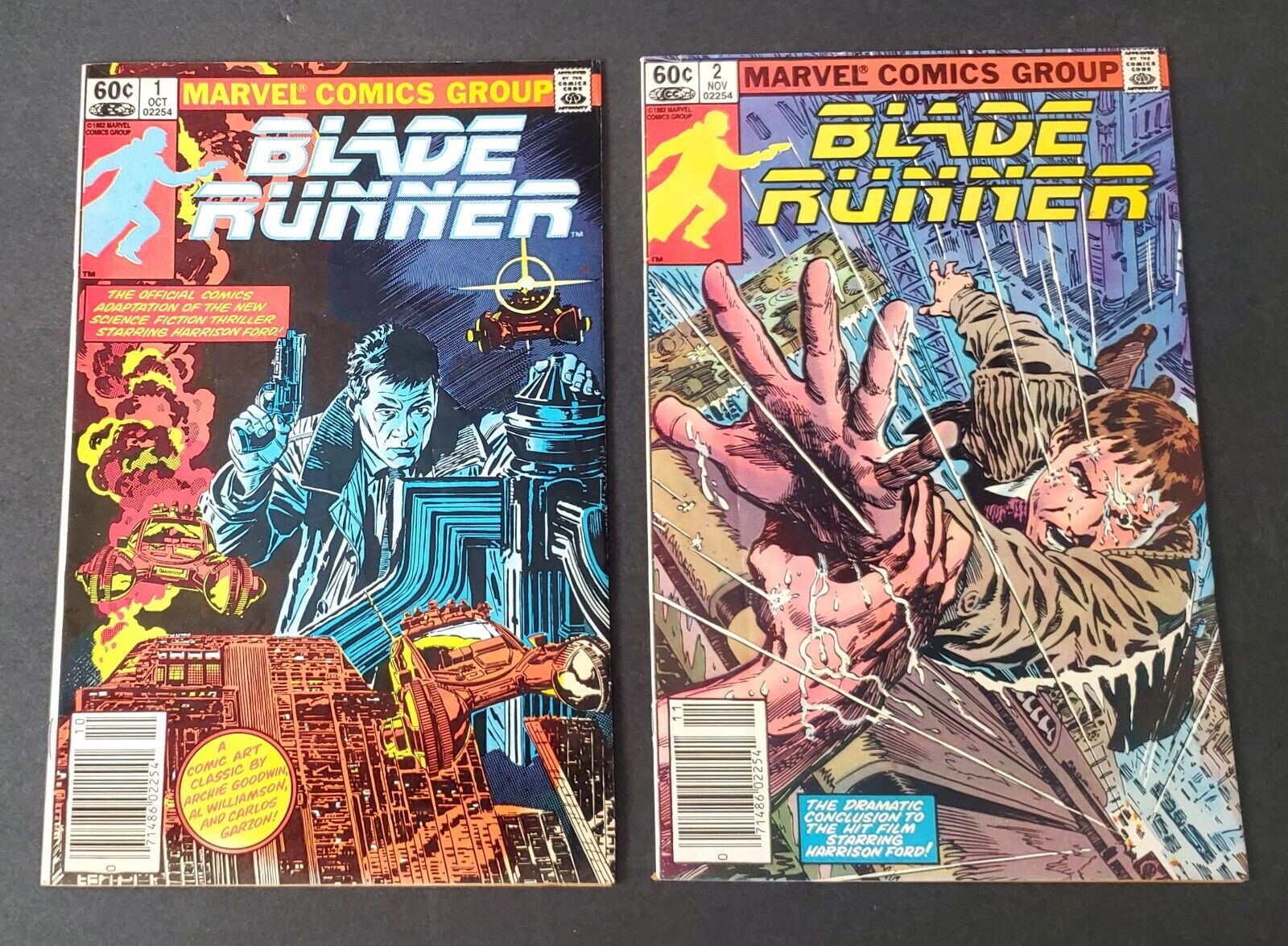 Blade Runner - Issue 1 & 2 - 1982 Marvel Comic Set 
