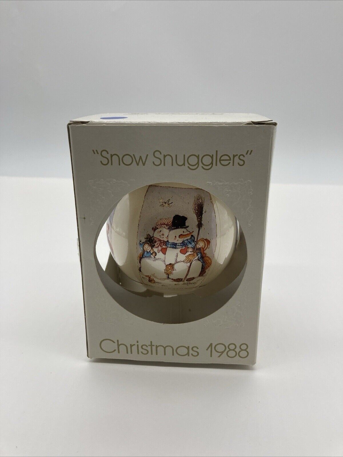 Schmid Vintage Christmas 1988 “Snow Snugglers” Ornament