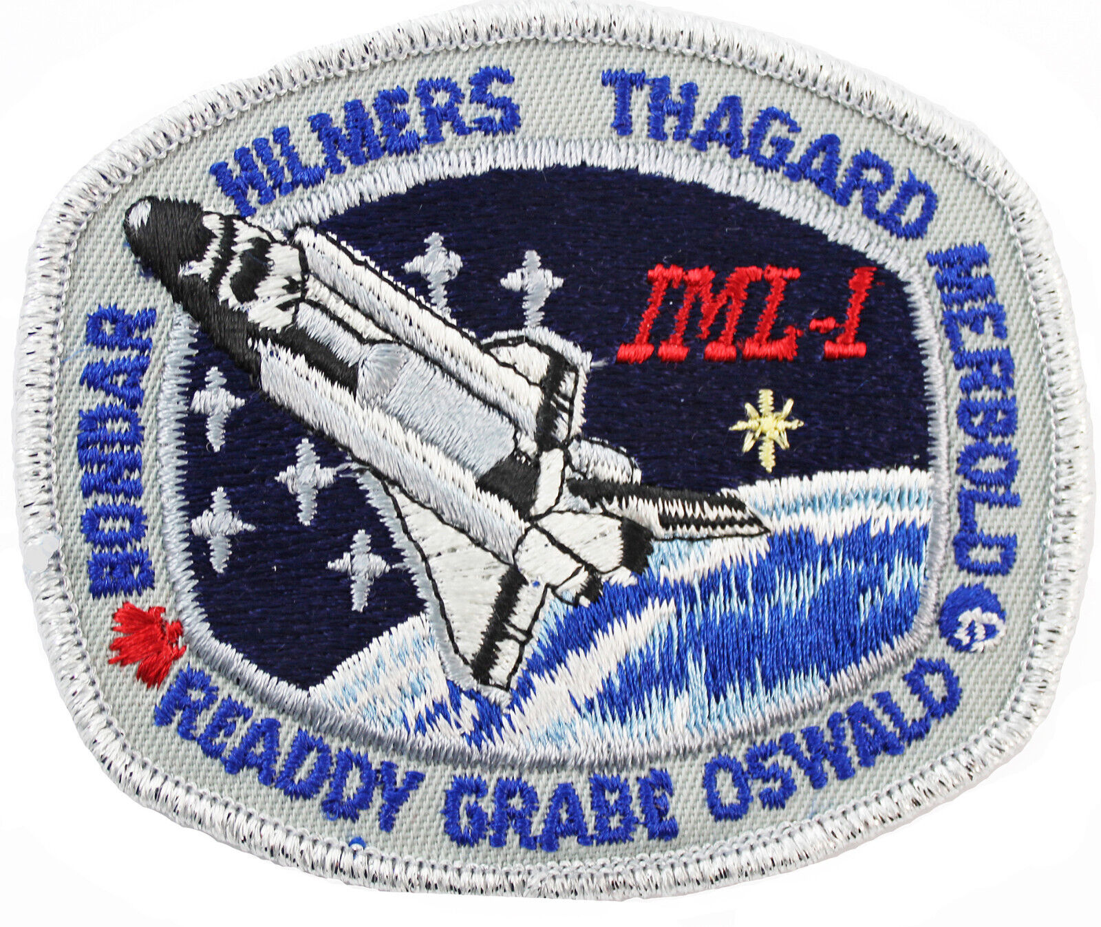 STS-42 NASA Discovery Shuttle Mission Crew Space Patch