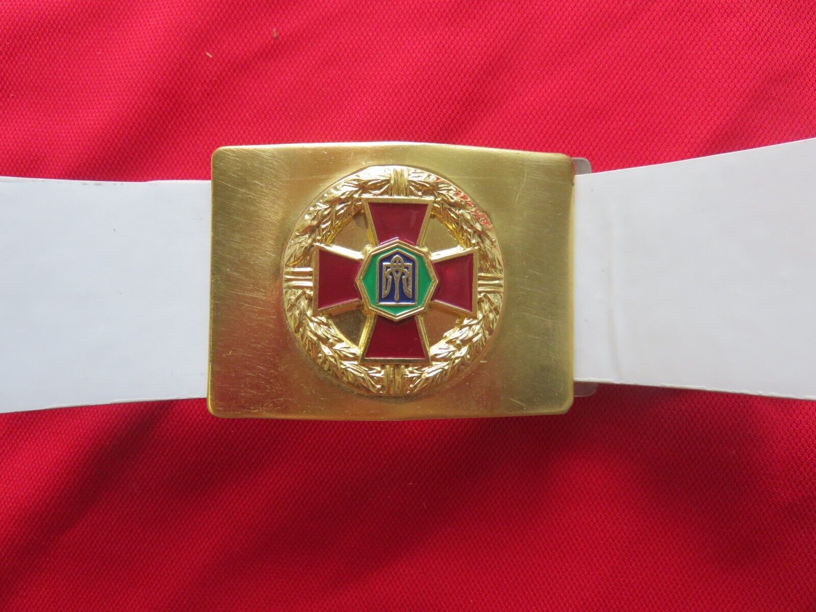 Military belt of the Ukrainian Army - trident symbol ceremonial option new № 8
