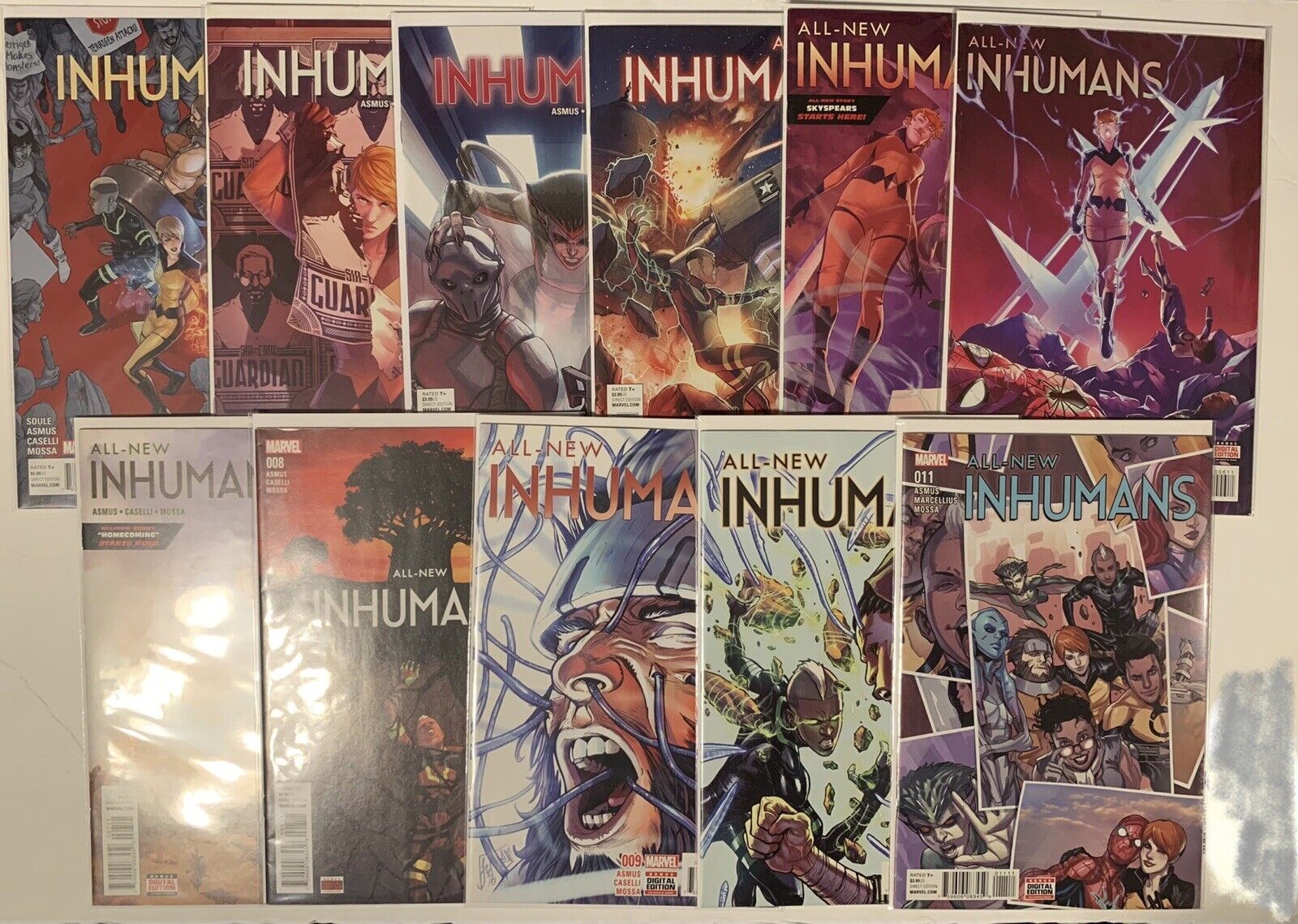 Marvel Comics All New Inhumans #1-#11 Full Run All First Print W/ Spider-Man