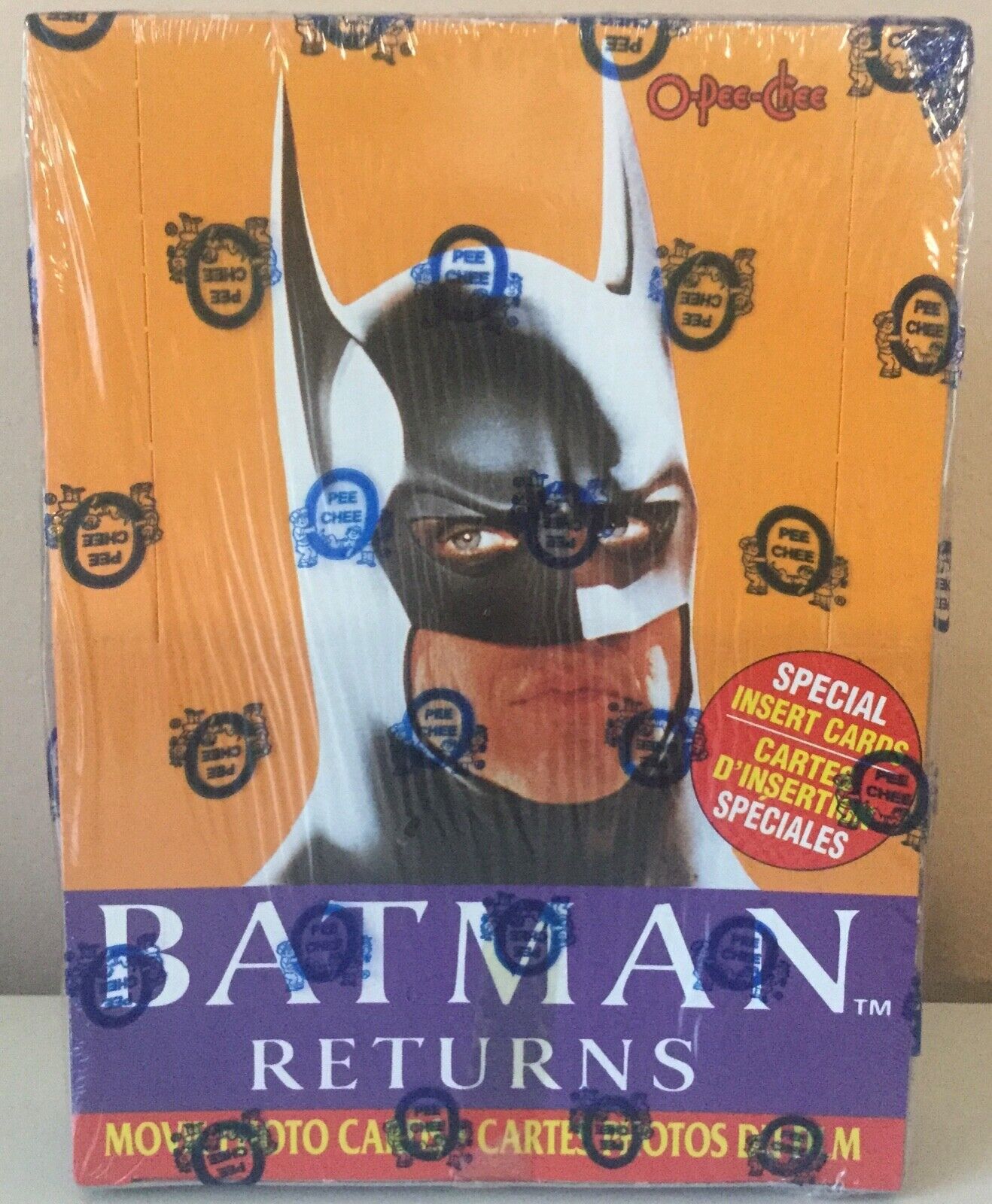 1992 O-Pee-Chee, Factory Sealed, Brand New - Batman Returns Wax-Pack Box