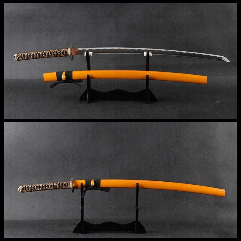 Handmade Japanese Katana Samurai sword 1060 Carbon Steel Sharp Blade Full Tang