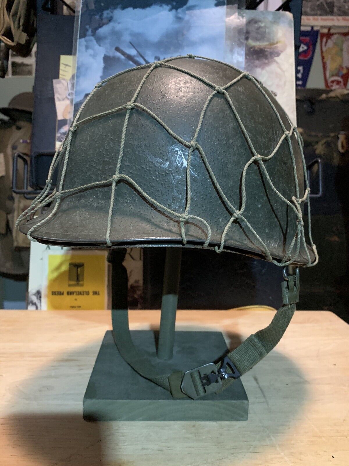 WWII/Korean War Era Us M1 Helmet Army USMC 