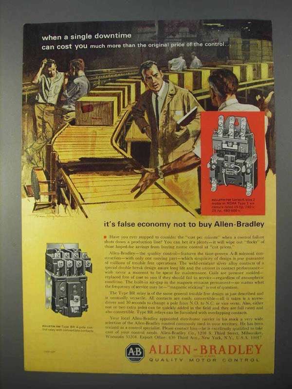 1966 Allen-Bradley Bulletin 700 BR Control Relay Ad