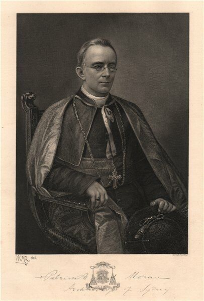 Patrick Francis Moran, Archbishop of Sydney. New South Wales. Australia 1888
