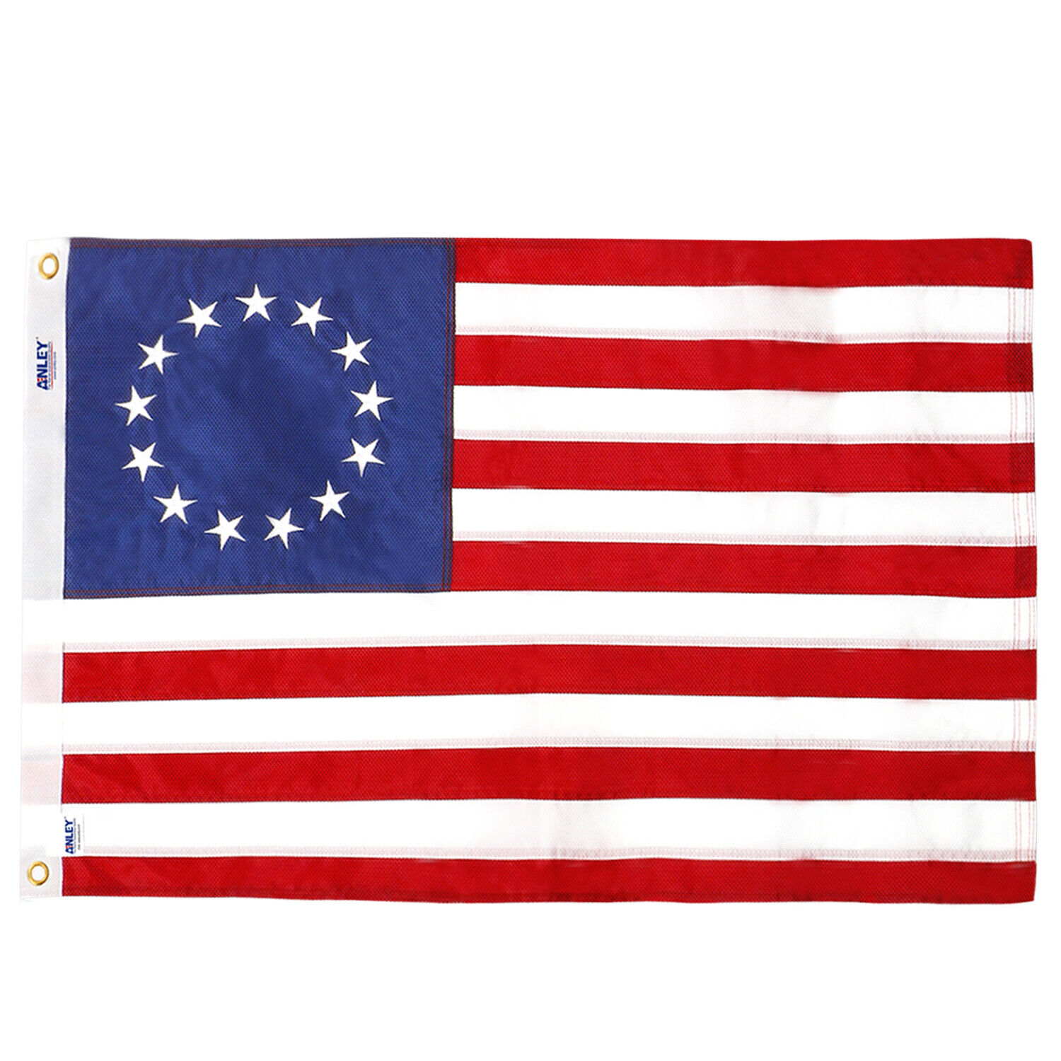 Anley Everstrong 2x3 Ft Betsy Ross American US Flag Embroidered Patriotic Banner
