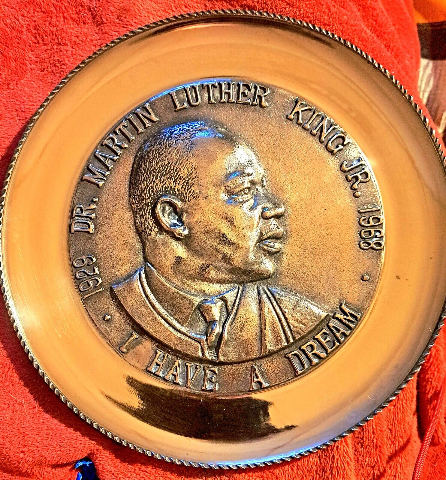 1968 Martin Luther King Jr -Brass and Bronze 11.5 inch \