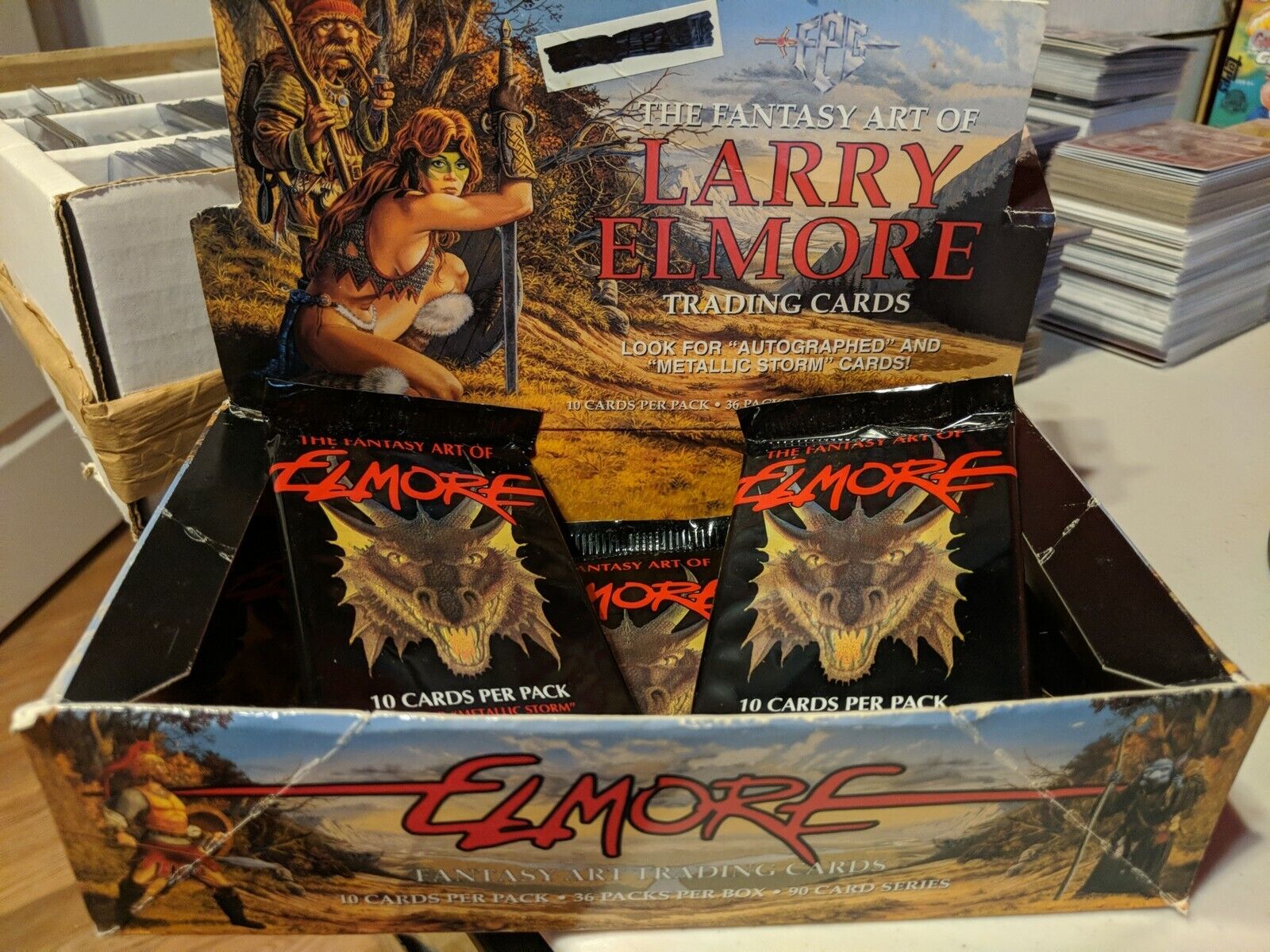 1994 FPG Fantasy Art Of Larry Elmore Lot Of (6) Sealed Packs *TSR Artist*