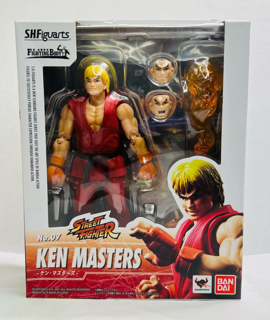 Bandai SHFiguarts Capcom Street Fighter No.7 Ken Masters 1/12 Action Figure