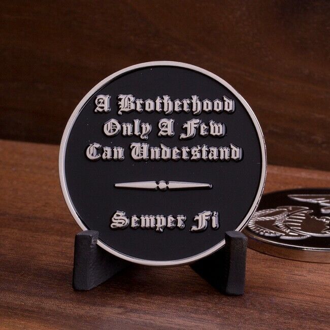 Marine Brotherhood Challenge Coin - A Brotherhood Only A Few Can Understand 
