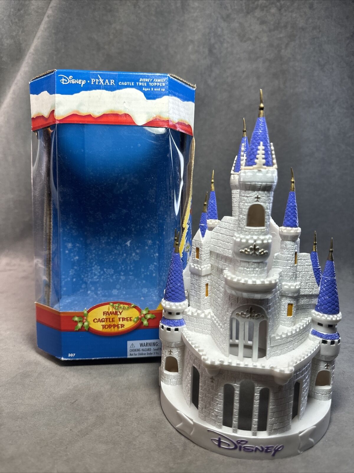 Discontinued Disney Pixar Castle Tree Topper Christmas ToysR’Us Exclusive W/ Box