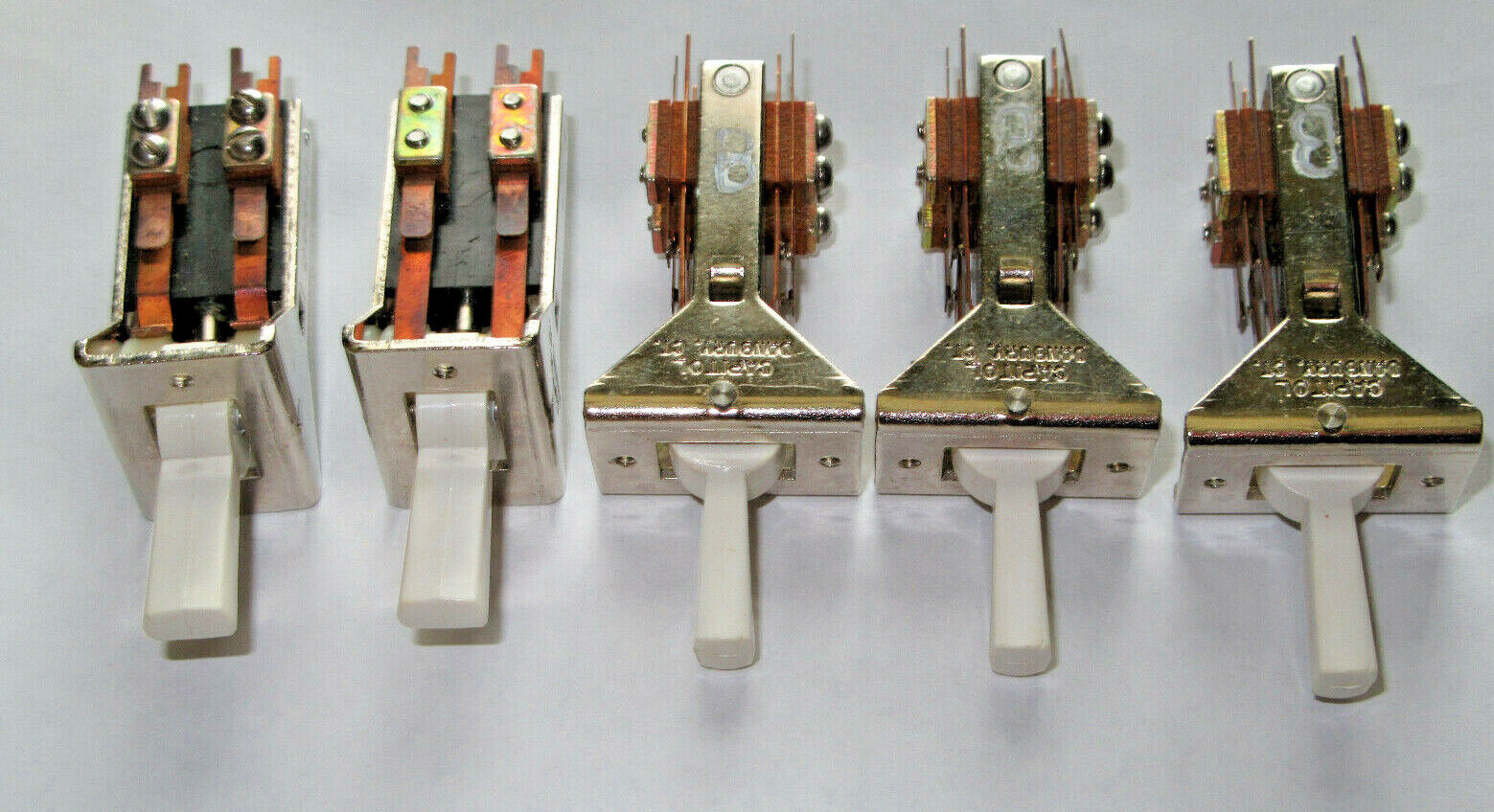 5x Vintage Momentary On/Toggle On Switch Part for Electronics or Ham Radio