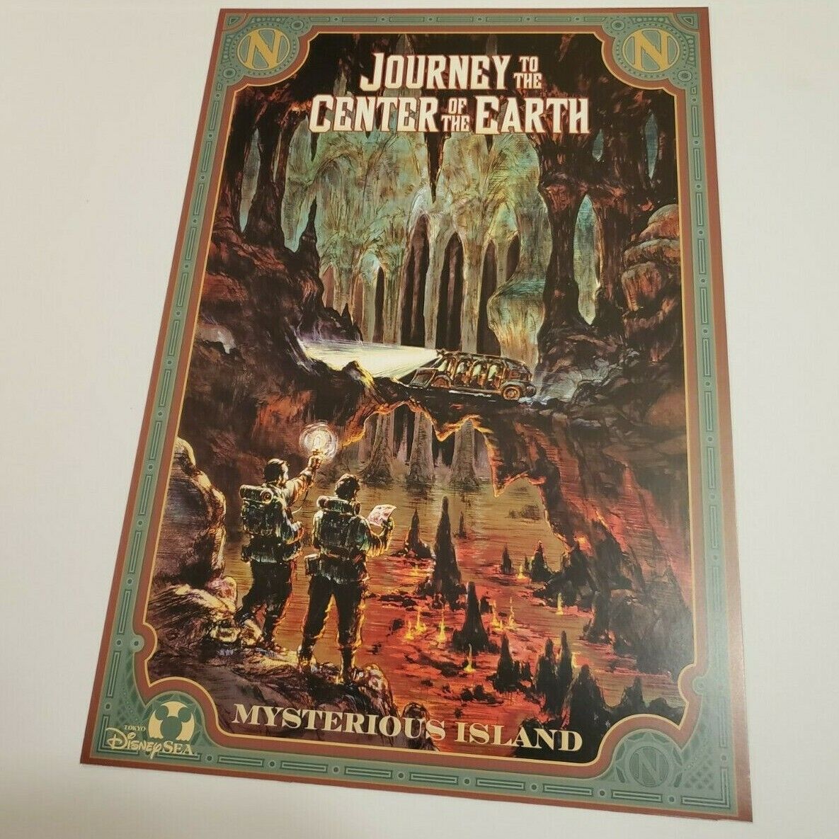 Journey to the Center of the Earth Poster Disney 12x18 Tokyo DisneySea