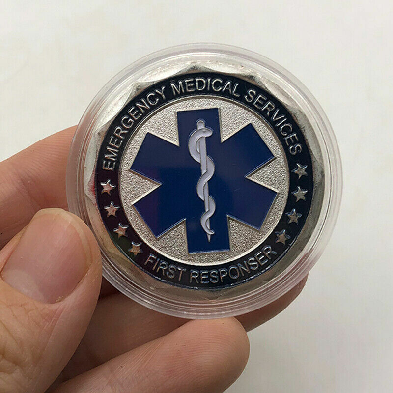 Paramedic Medical Rescue EMT Emergency Services Star of Life Commemorative Coin