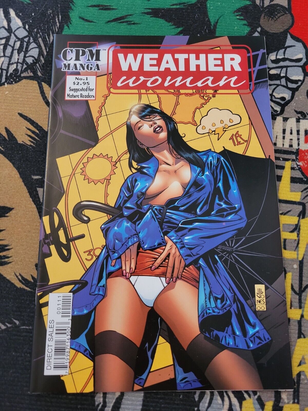 Weather Woman #1 Cover B Vintage CPM Manga Comics Rare Mature Readers NM+