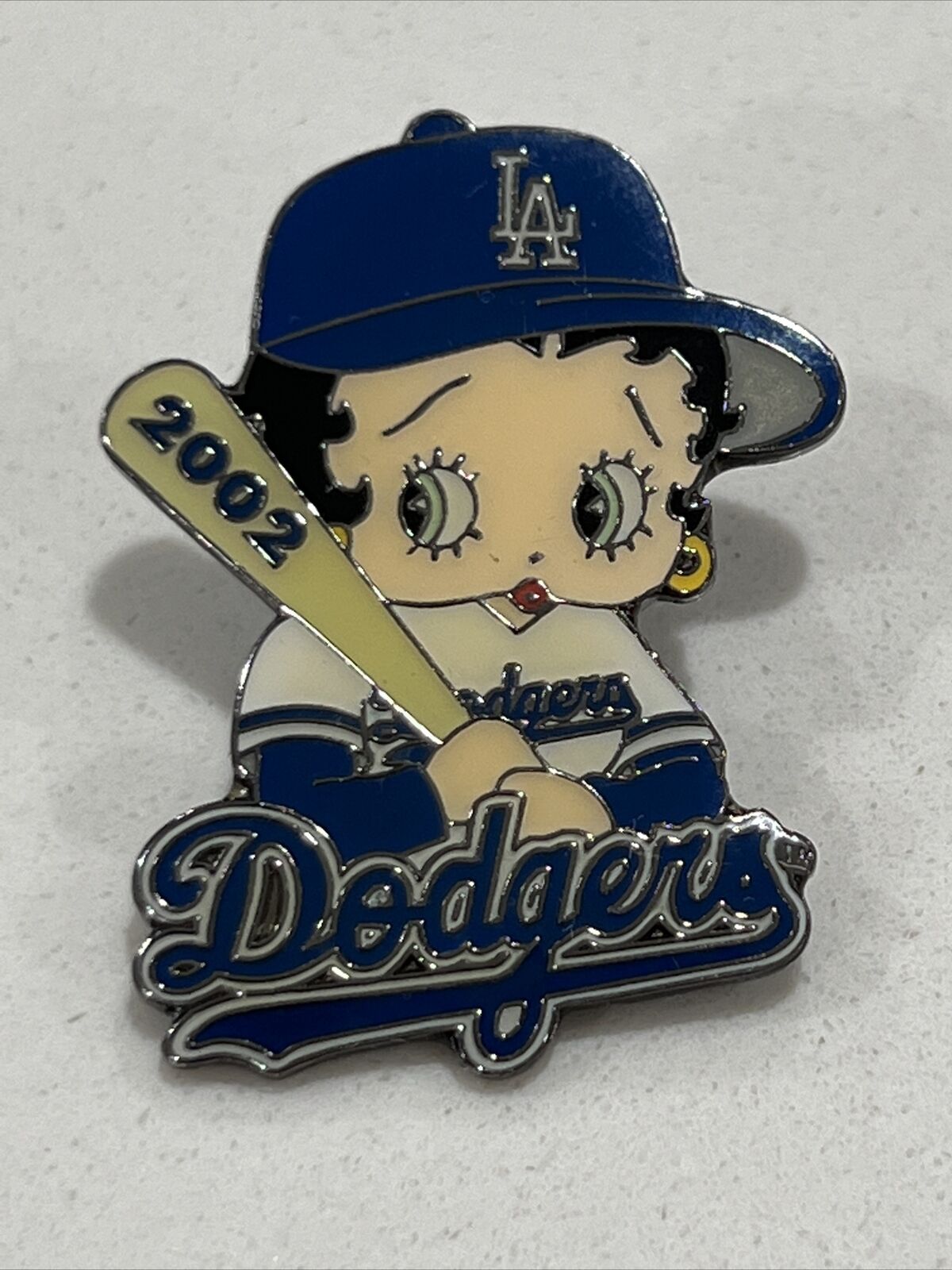 RARE HARD TO FIND 2002 Dodgers Betty Boop Lapel Pin