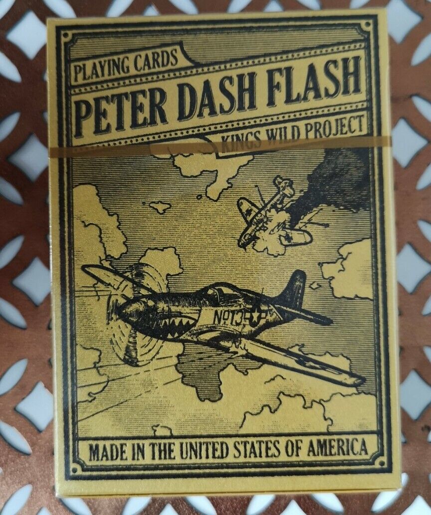 Peter Dash Flash Gilded Playing Cards Sealed Kings Wild Shorts War Series Deck