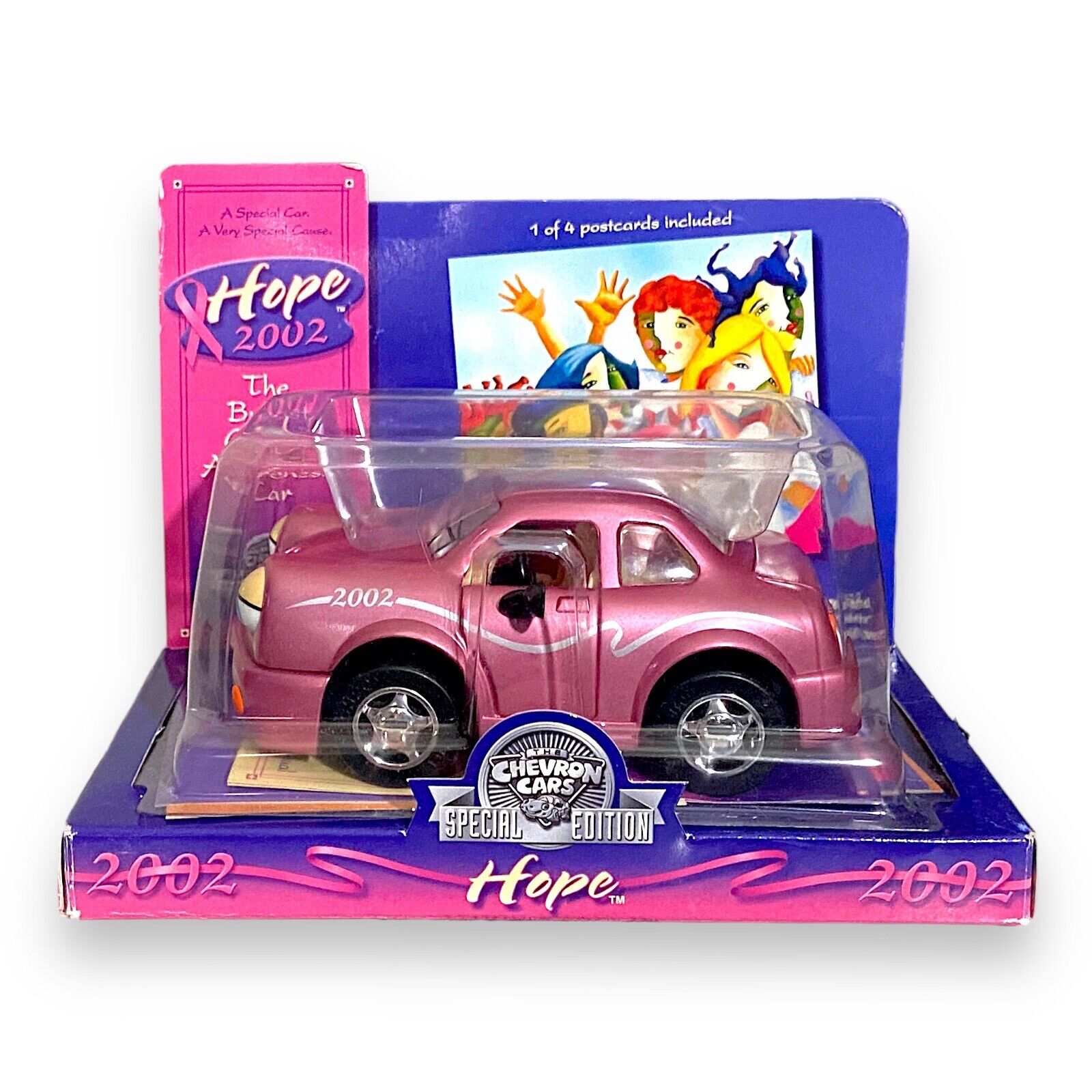 Chevron Cars HOPE 2003 Special Edition Breast Cancer Collectible Car New/Sealed