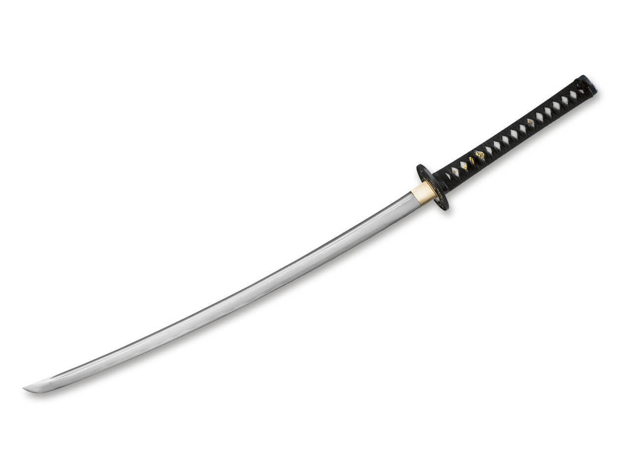Boker Magnum Samurai Sword Black Rayskin Handle Damascus Plain Edge 05ZS580