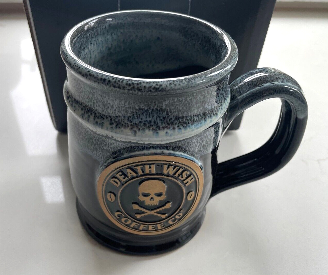 Death Wish Coffee Deneen Pottery Tankard Mug Elements Water LE 191/1000 New