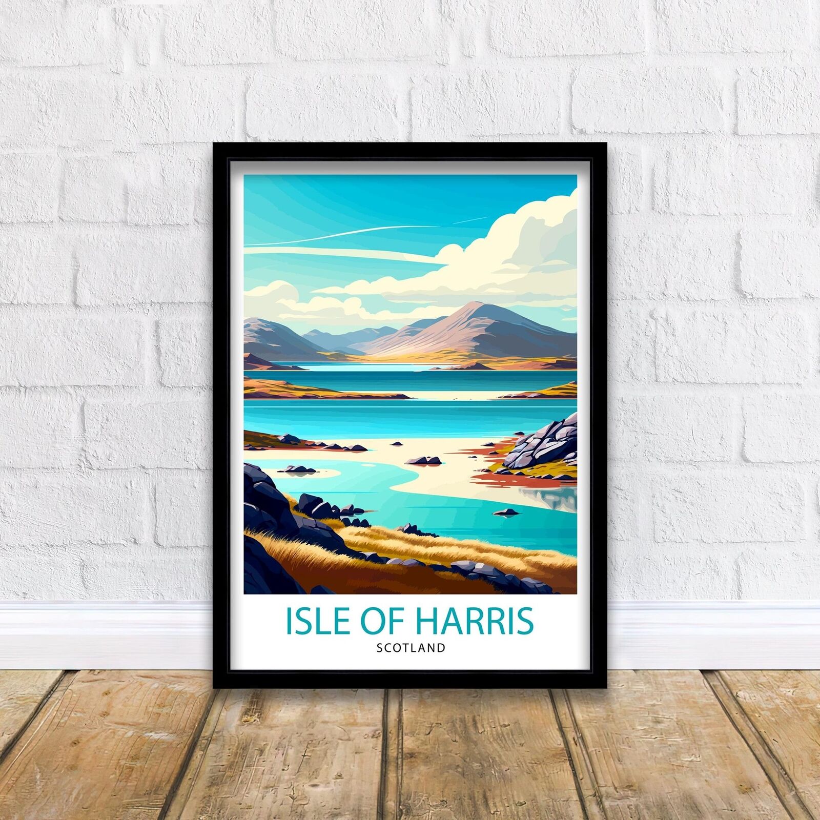 Isle of Harris Scotland Travel Print