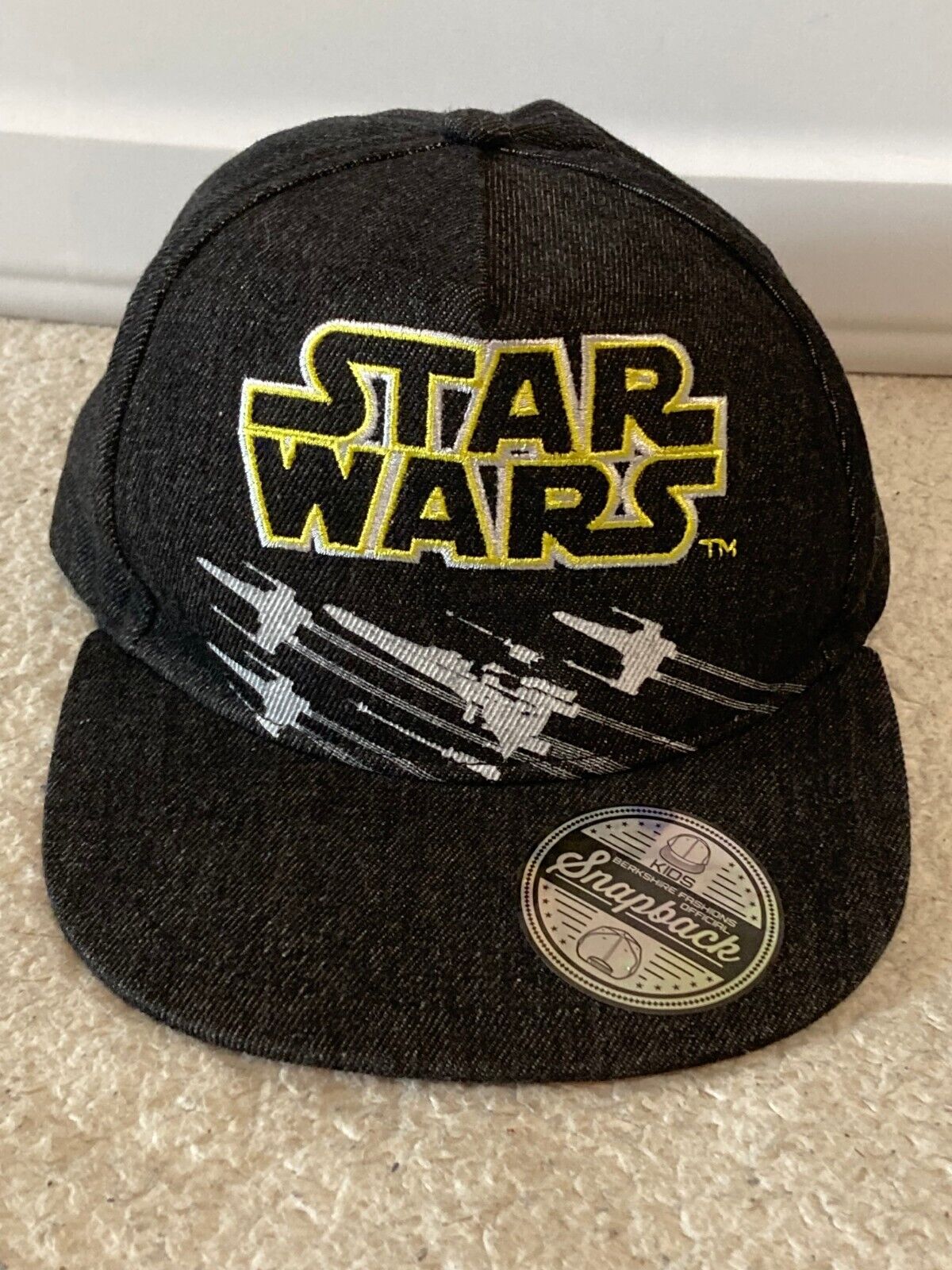 Vintage Disney World Star Wars Retro Snapback Baseball Hat Cap Kids Berkshire