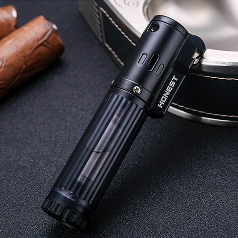 Honest High Capacity Windproof Turbo Torch Cooking Gas Cigarettes Lighter