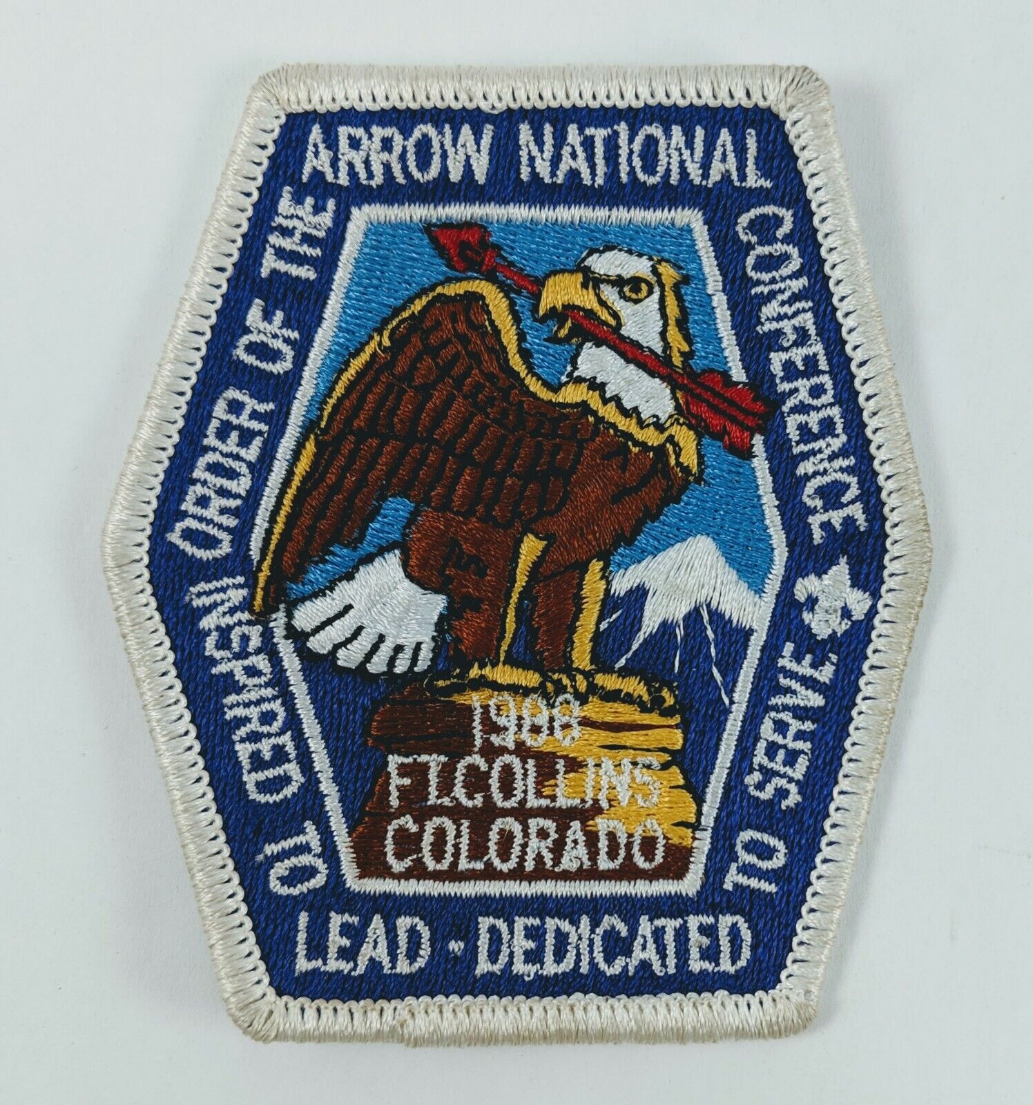 1988 National Order of The Arrow Conference Patch BSA Ft Collins Colorado CO