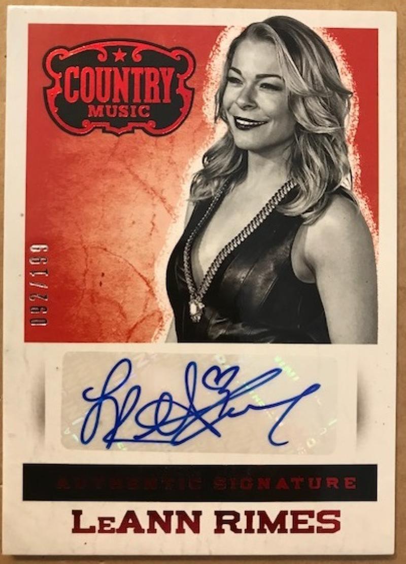 2014 Panini Country Music Signatures Autograph (Green/Red/Silver) Pick From List