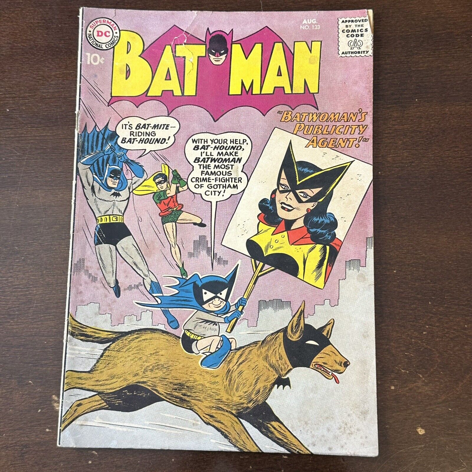 Batman #133 (1960) - 1st Kite Man 1st Bat Mite in title
