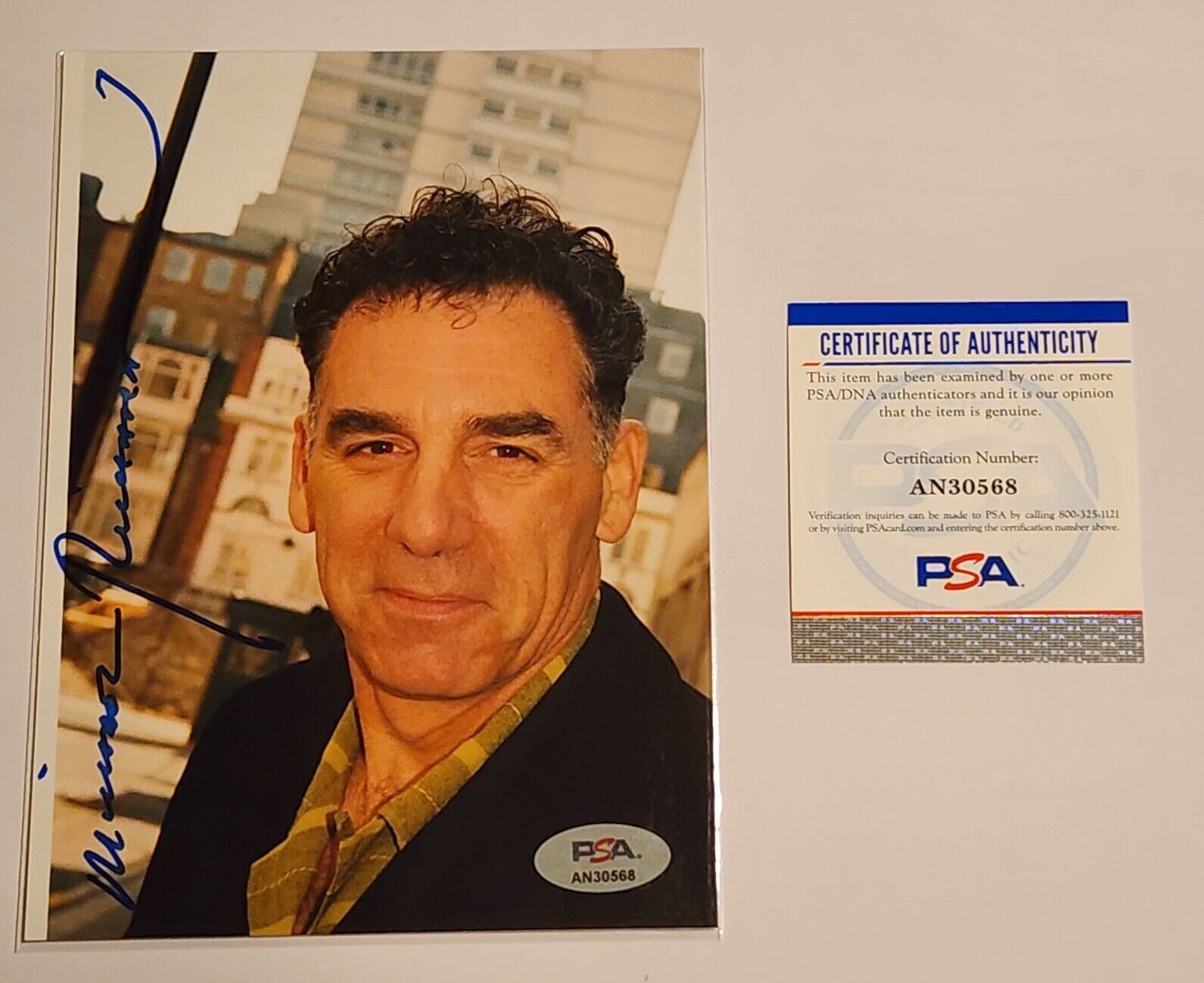Michael Richards Actor Signed Photo PSA DNA COA Autograph Auto Seinfeld Kramer