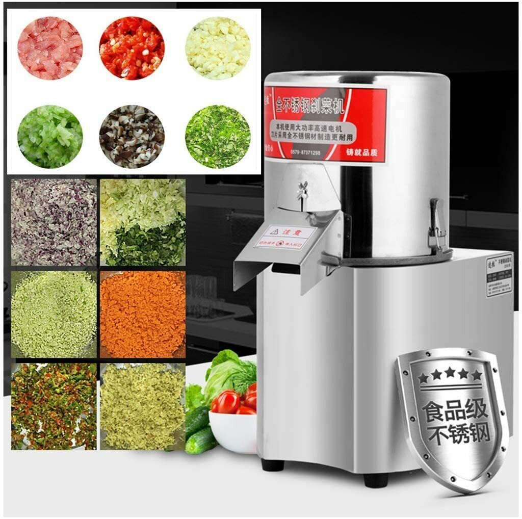 110V  Commercial Food Processor Stainless SteelElectric Vegetable Meat Chopper