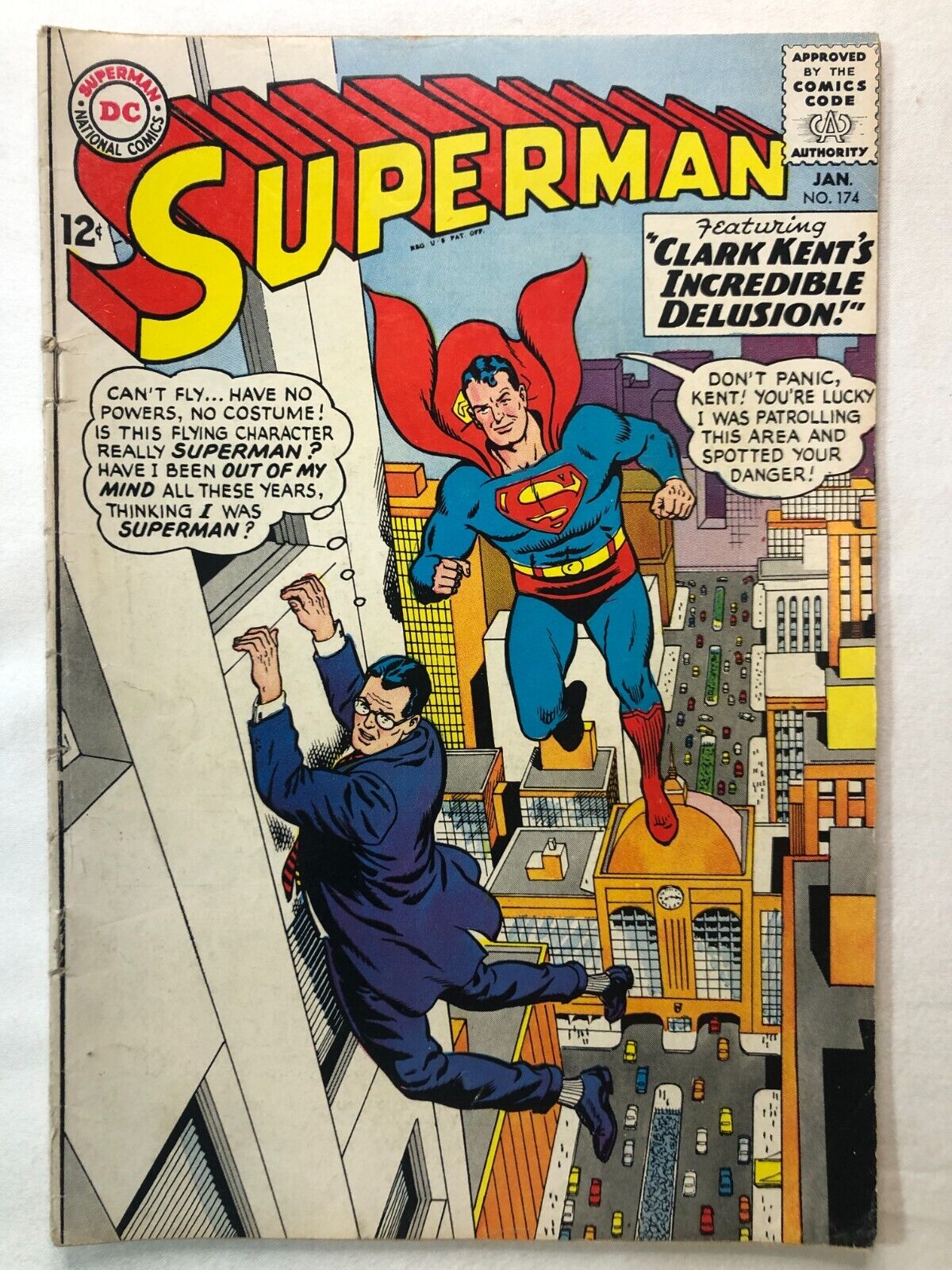 Superman #174 DC Comics January 1965 Nice Vintage Silver Age