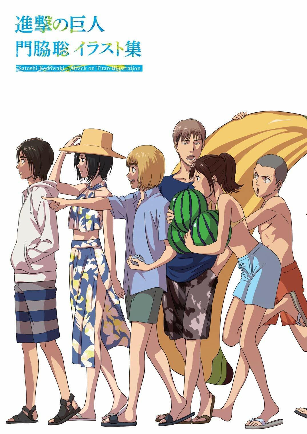 WIT STUDIO Satoshi Kadowaki Attack on Titan Staff's Color Illustration Art Book