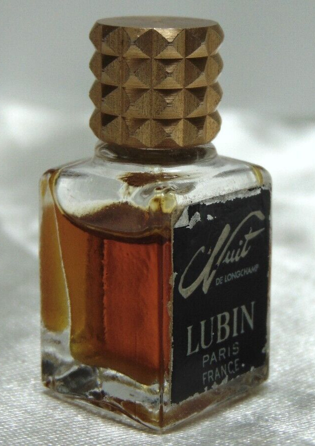 parfum NUIT DE LONGCHAMP dab on SUPER MICRO MINI bottle vintage LUBIN unused