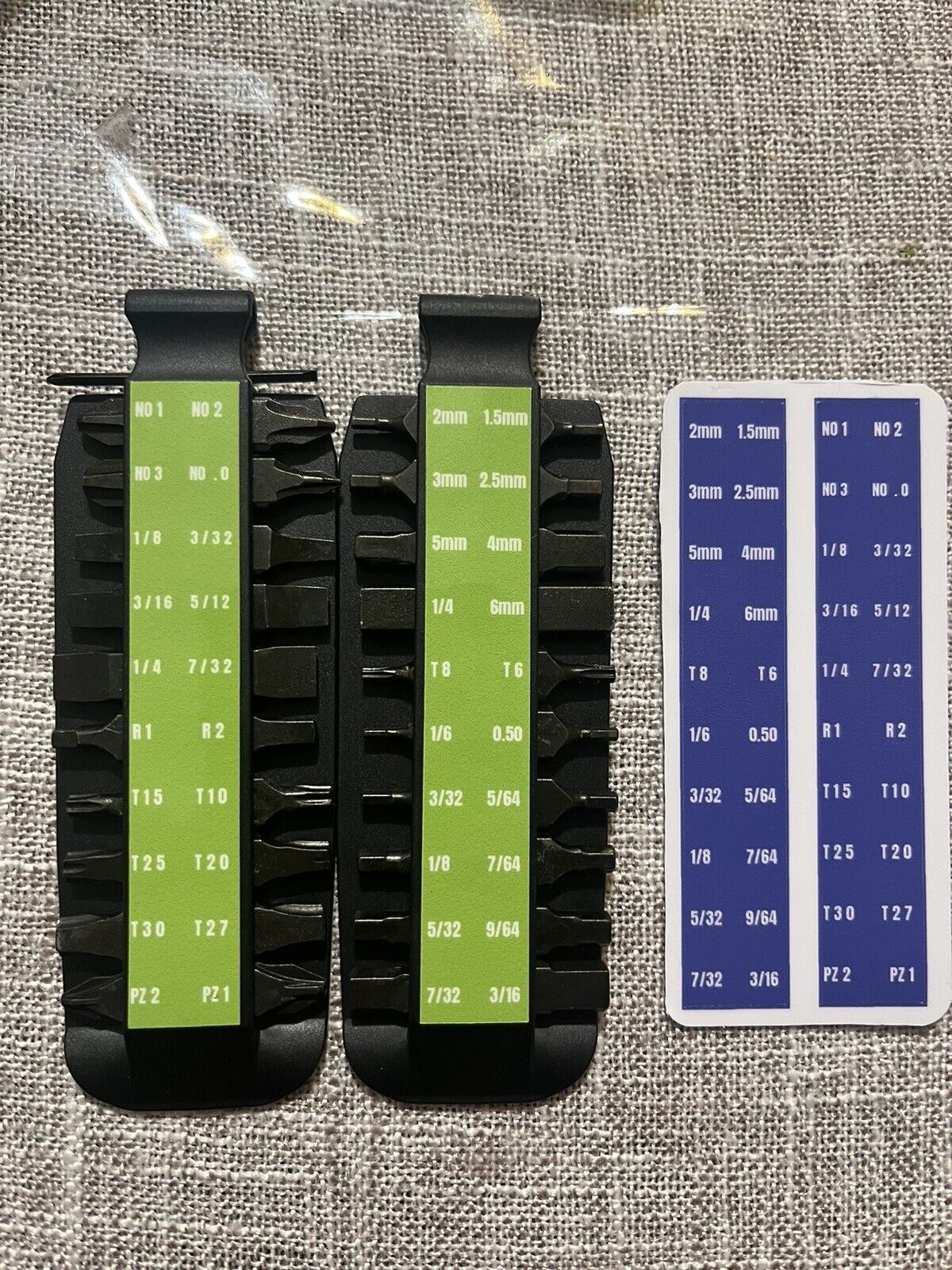 New Leatherman Parts  Mod Replacement Bit  Kit  Stickers(blue)