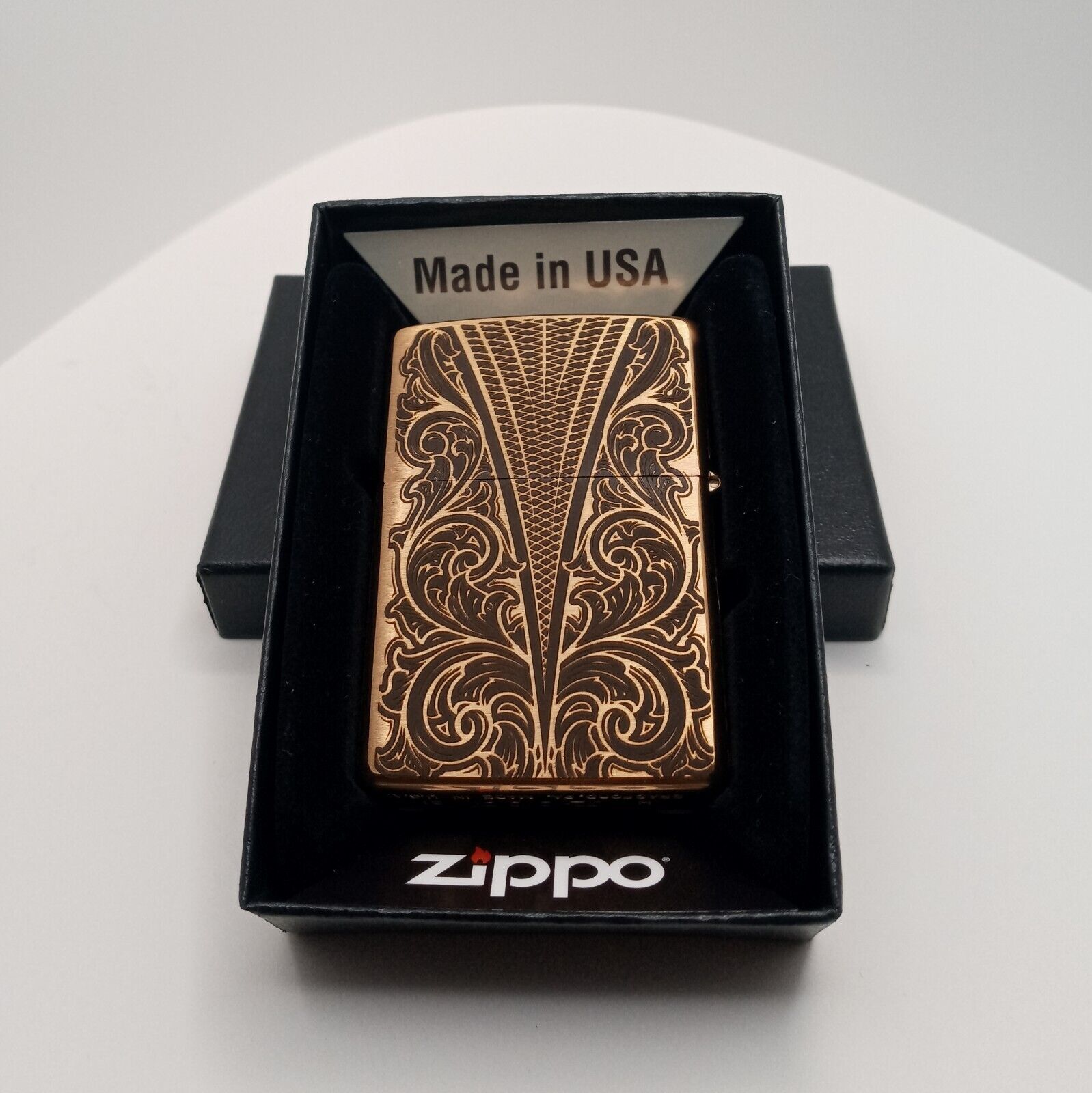 Deep Engraved Zippo Lighter