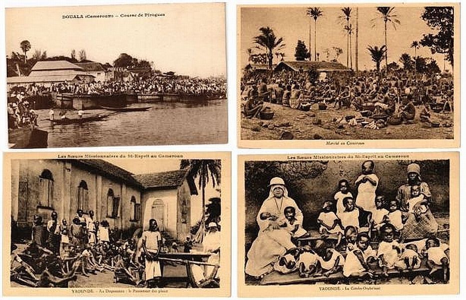 CAMEROUN CAMEROON ETHNIC TYPES 35 Vintage AFRICA Postcards pre-1940 (L5538)