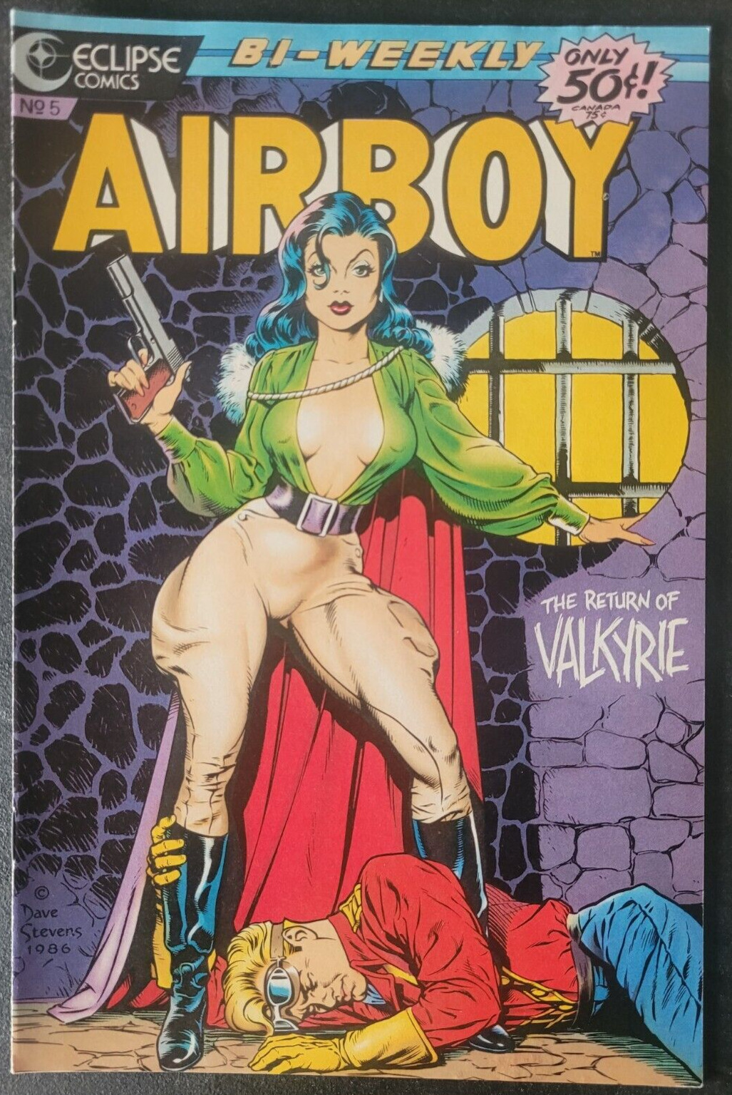 AIRBOY #1-50 (1986) ECLIPSE COMICS NEAR COMPLETE SET OF 49 DAVE STEVENS #5 COVER
